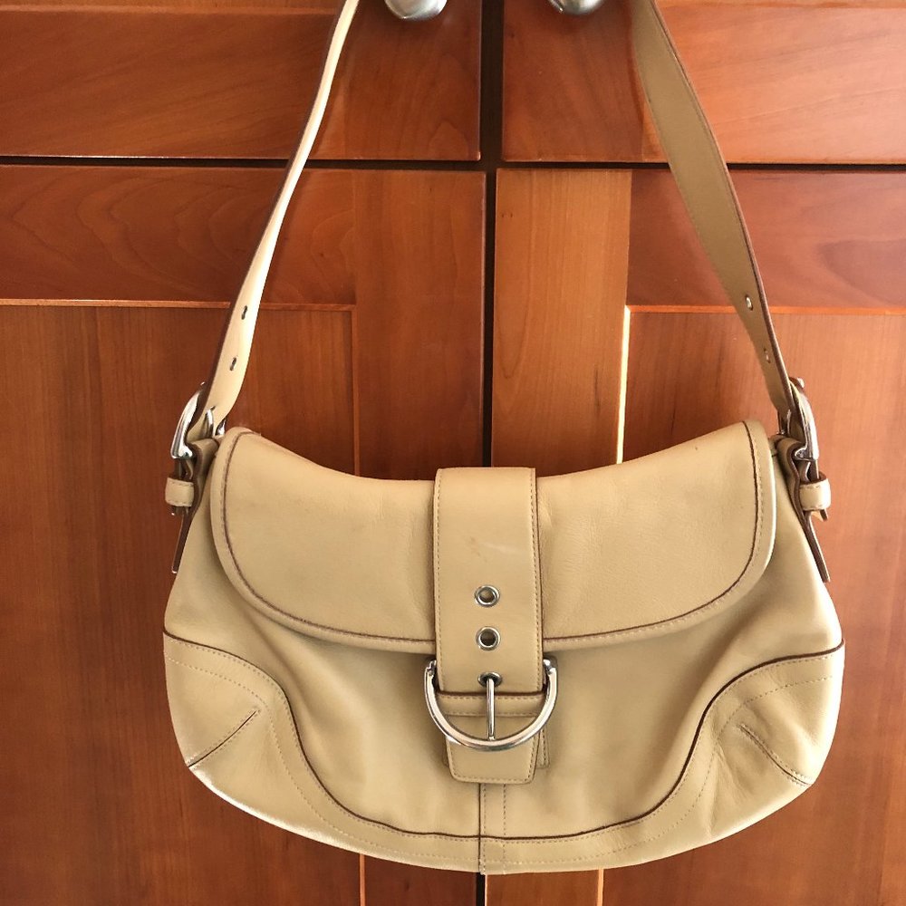 Coach Leather Shoulder Bag